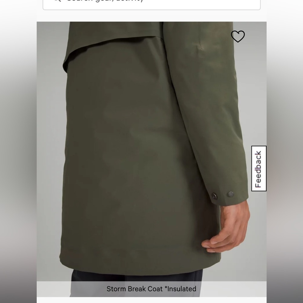 Lululemon Storm break Coat Insulated in black - Picture 4 of 15